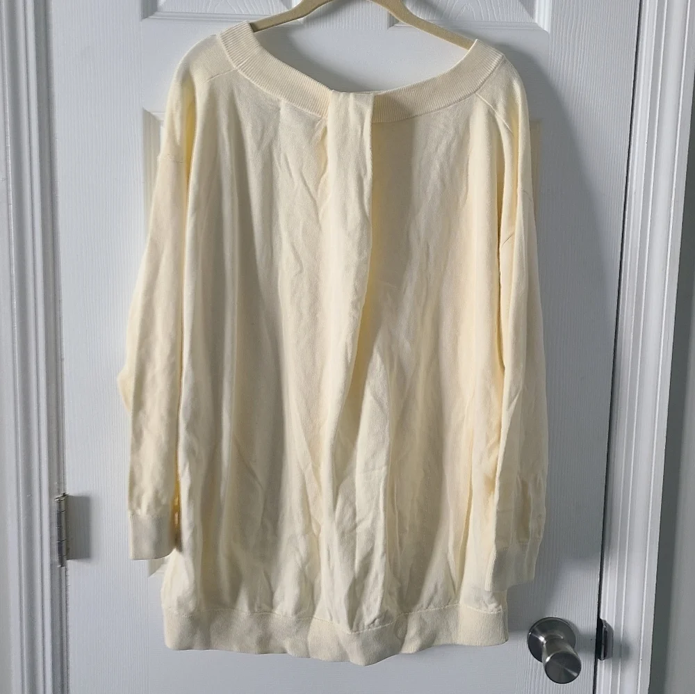 NWT Barefoot Dreams Sunbleached Drape Back Tunic